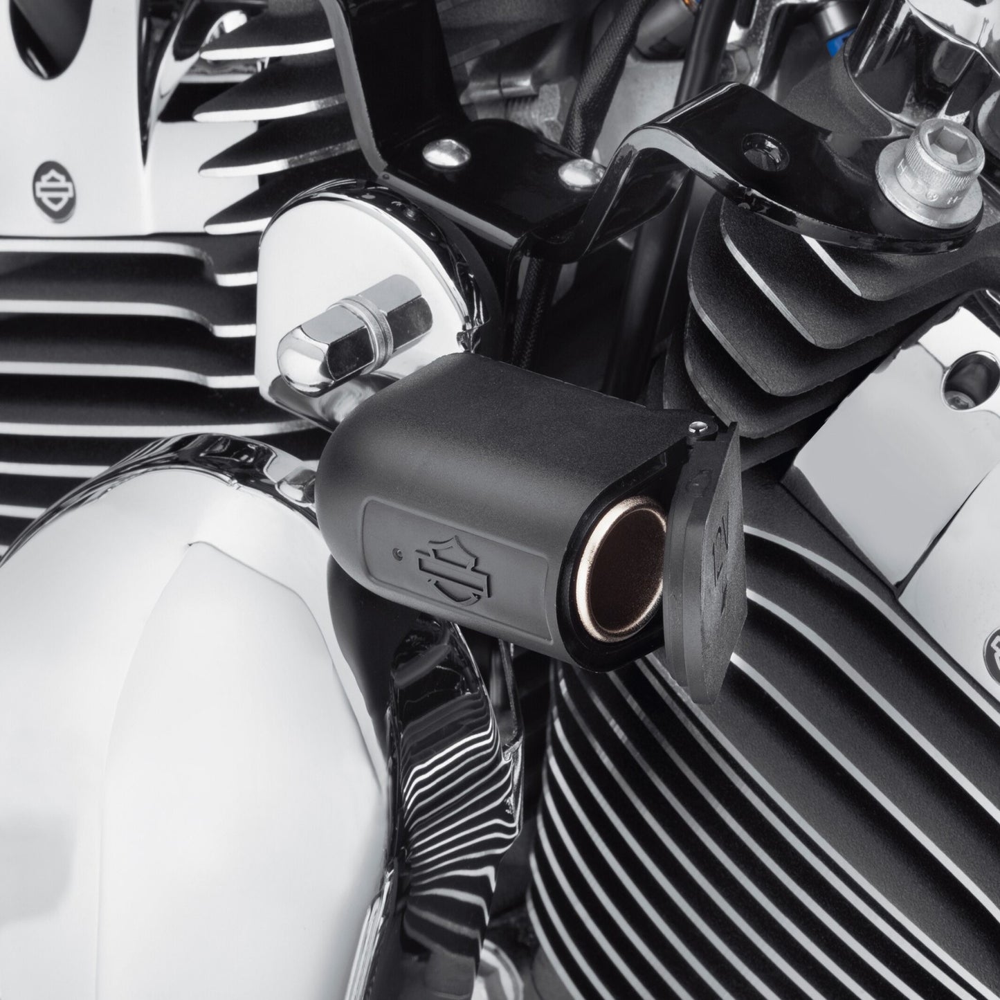 Harley-Davidson Zusätzlicher Stromanschluss - Hupenmontage