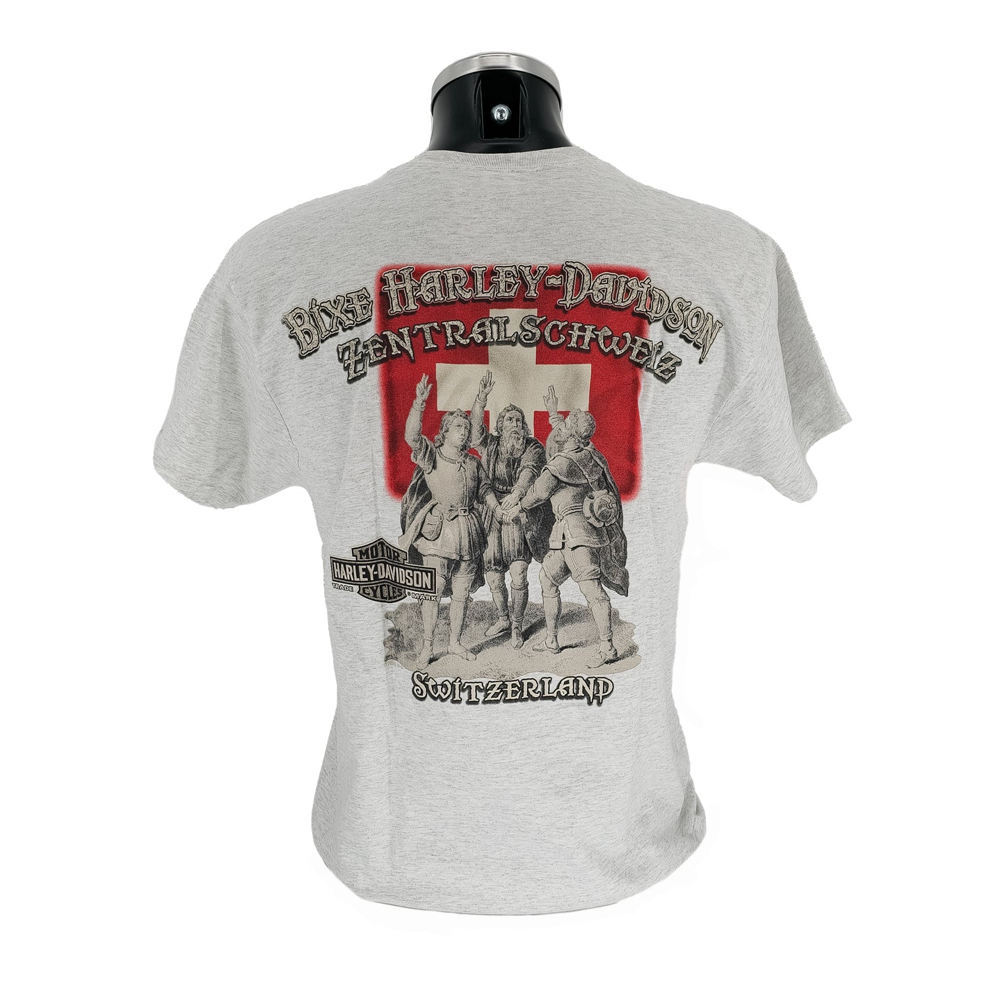 Harley-Davidson Dealer Shirt Legendary mit Rütlischwur Backprint