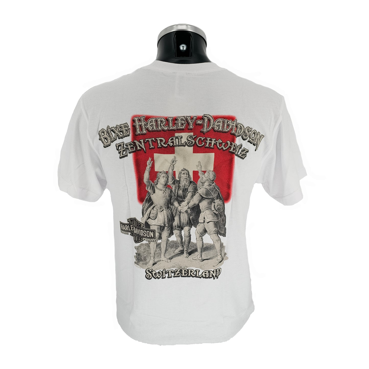 Harley-Davidson Dealer Shirt Shield mit Rütlischwur Backprint