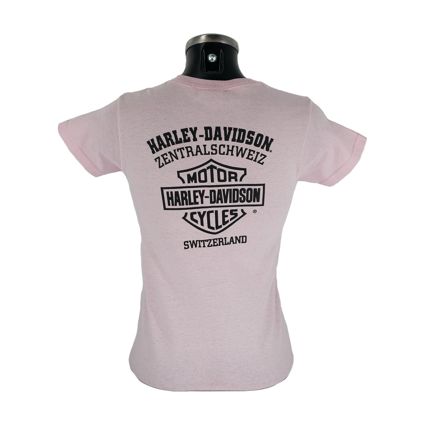 Harley-Davidson Dealer Shirt Pink B&S Ladies mit BIXE Backprint