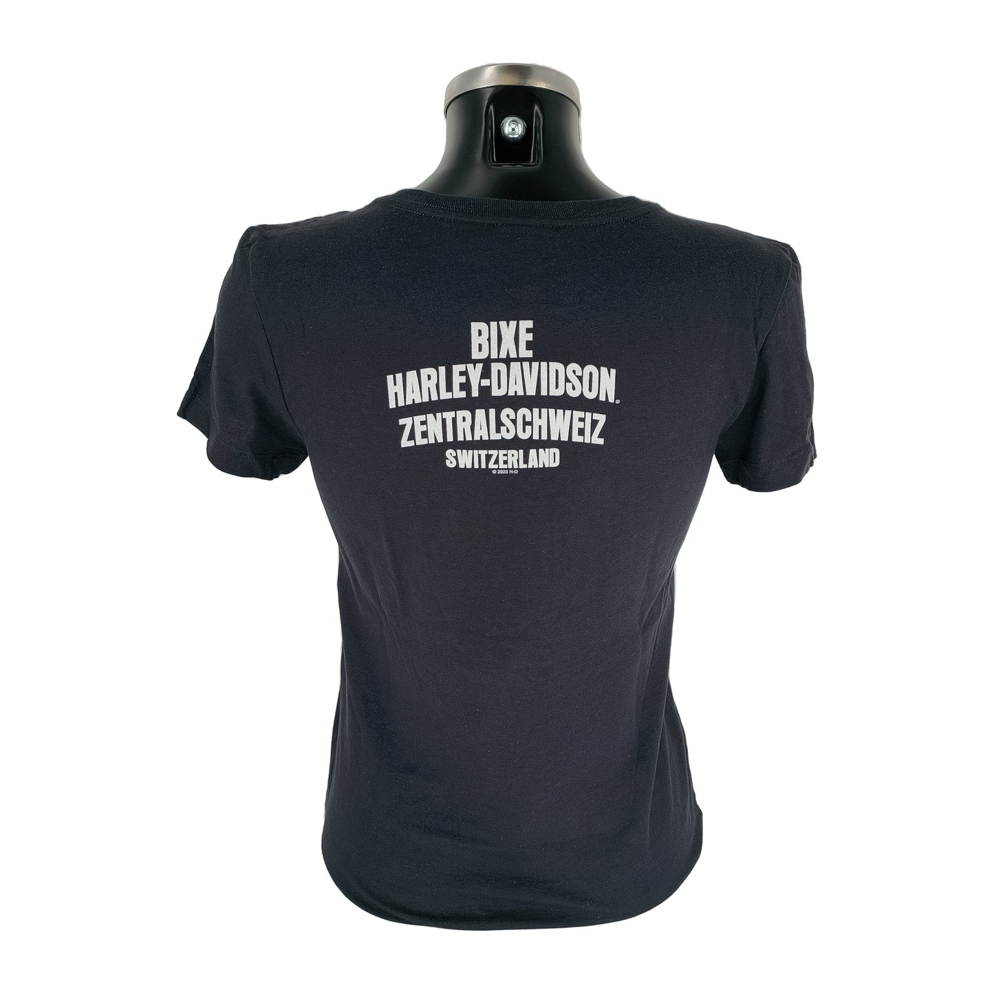 Harley-Davidson Dealer Shirt Weathered Flight Ladies mit BIXE Backprint