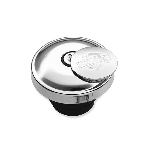 Harley-Davidson Selbstschliessender Tankdeckel mit Bar & Shield Logo chrom