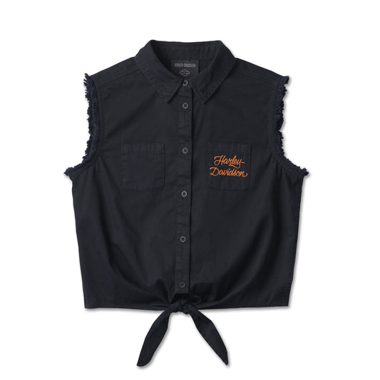 Harley-Davidson Cropped Shirt