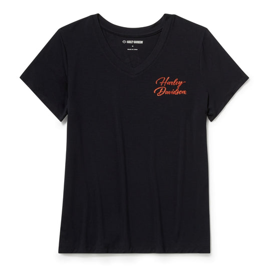 Harley-Davidson Damen B&S T-Shirt Glitter