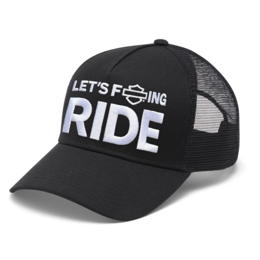 Harley-Davidson Trucker Cap Lets F*king Ride!