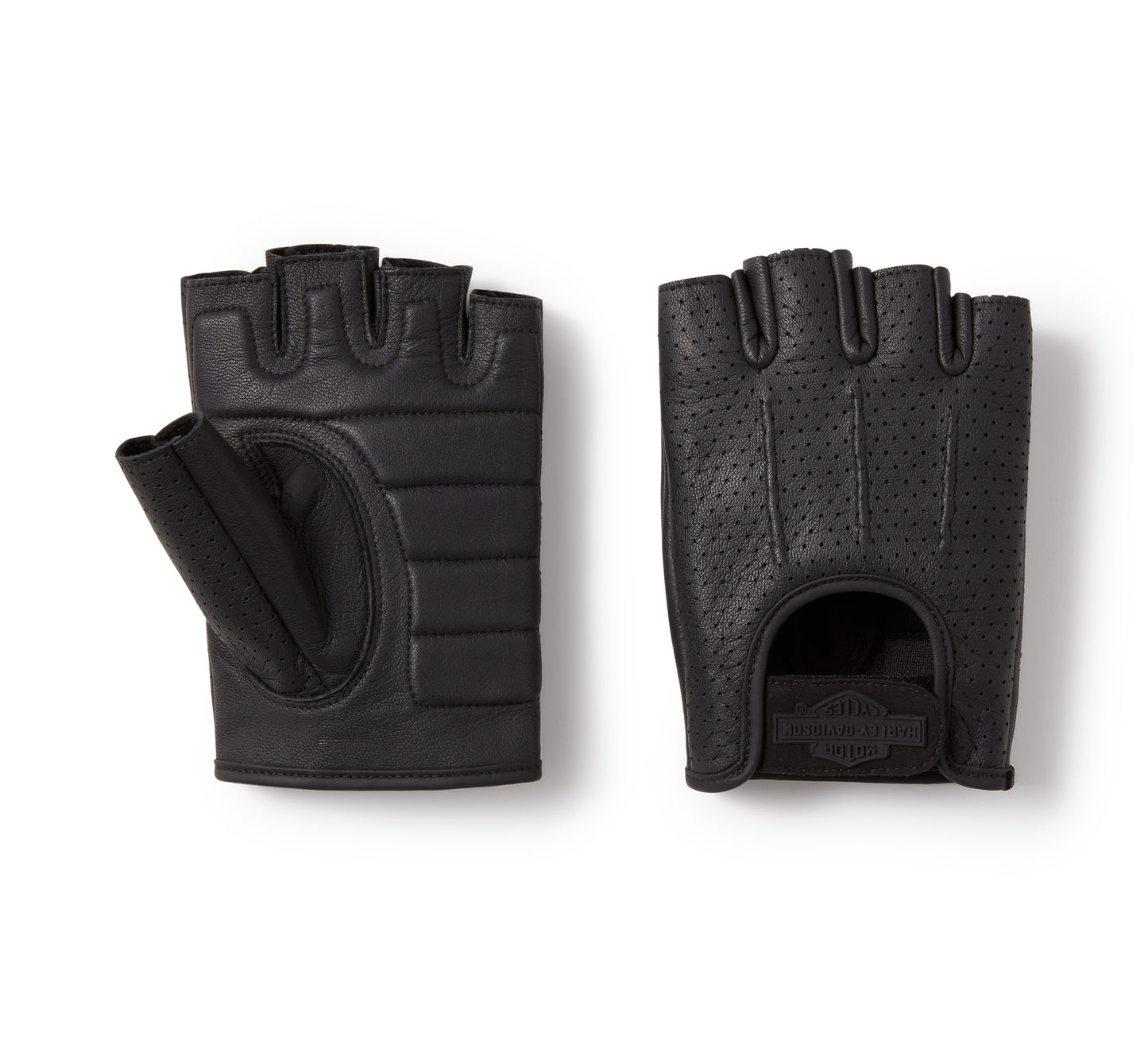 Harley-Davidson Gloves Fingerless Perforated