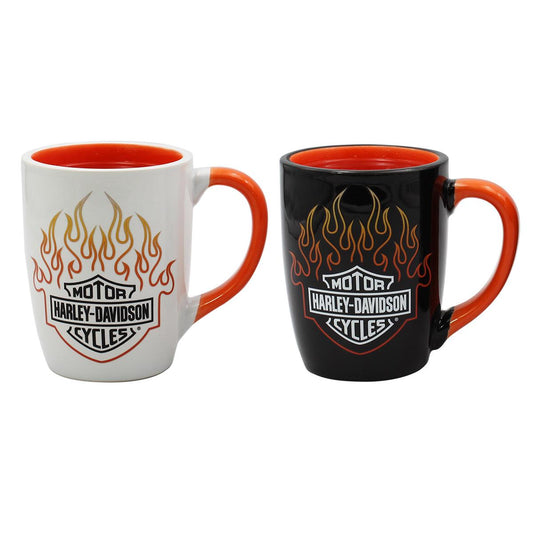 Harley-Davidson B&S Tassen-Set Color changing
